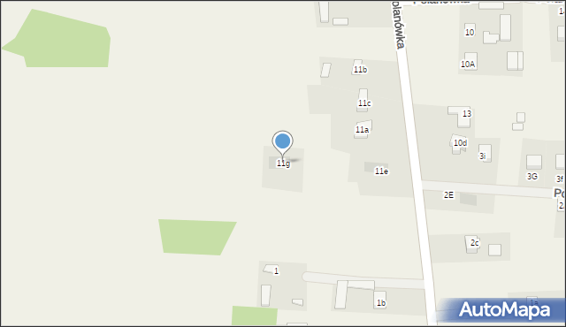 Polanówka, Polanówka, 11g, mapa Polanówka