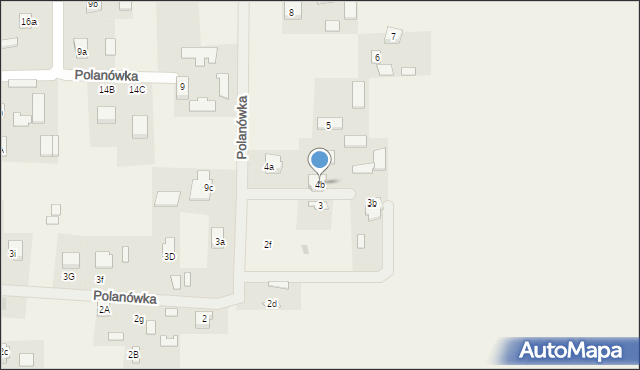 Polanówka, Polanówka, 4b, mapa Polanówka