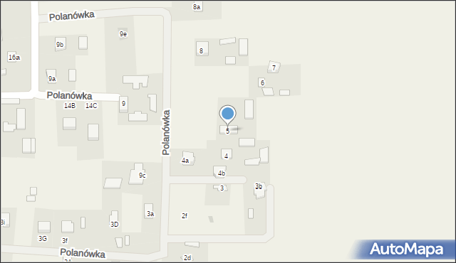 Polanówka, Polanówka, 5, mapa Polanówka