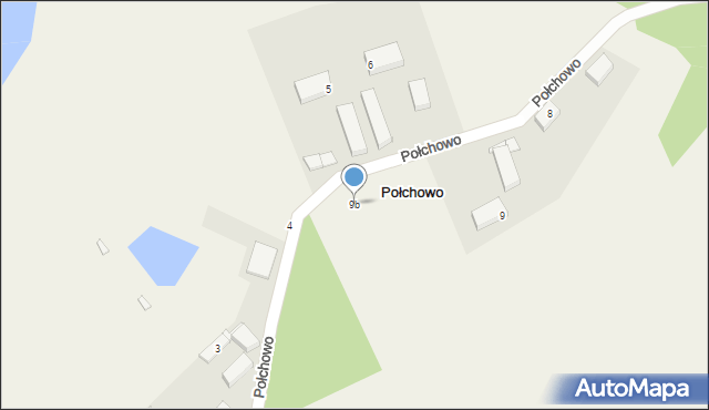 Połchowo, Połchowo, 9b, mapa Połchowo