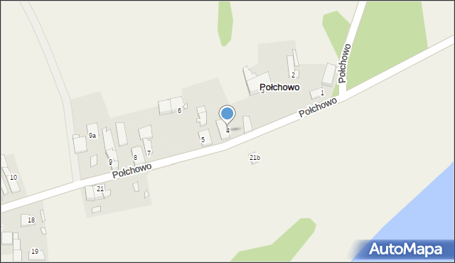 Połchowo, Połchowo, 4, mapa Połchowo