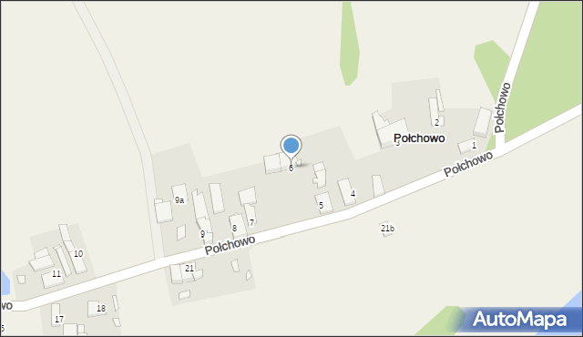Połchowo, Połchowo, 6, mapa Połchowo
