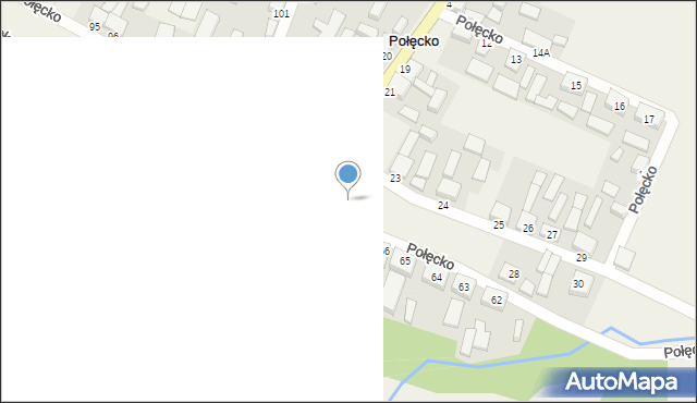 Połęcko, Połęcko, 70, mapa Połęcko