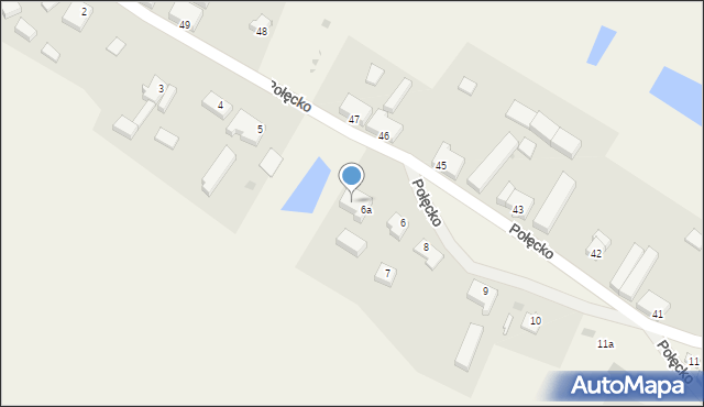 Połęcko, Połęcko, 6b, mapa Połęcko