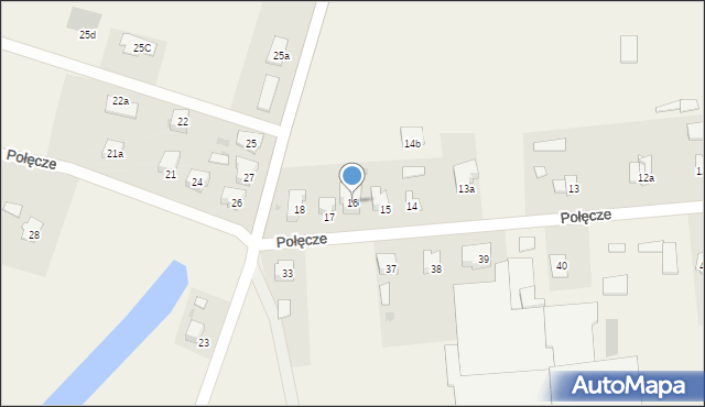 Połęcze, Połęcze, 16, mapa Połęcze