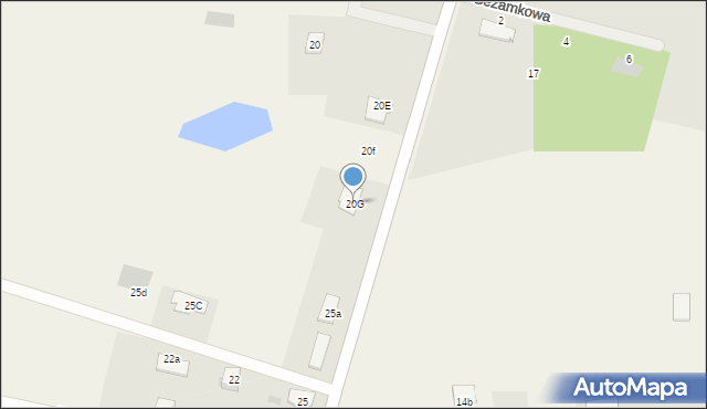 Połęcze, Połęcze, 20G, mapa Połęcze