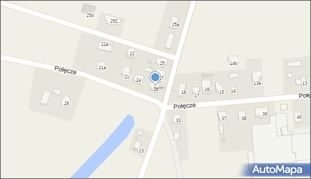 Połęcze, Połęcze, 26, mapa Połęcze