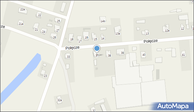 Połęcze, Połęcze, 37, mapa Połęcze
