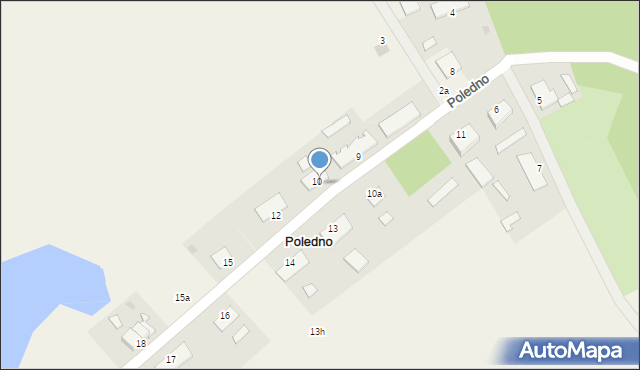 Poledno, Poledno, 10/4, mapa Poledno