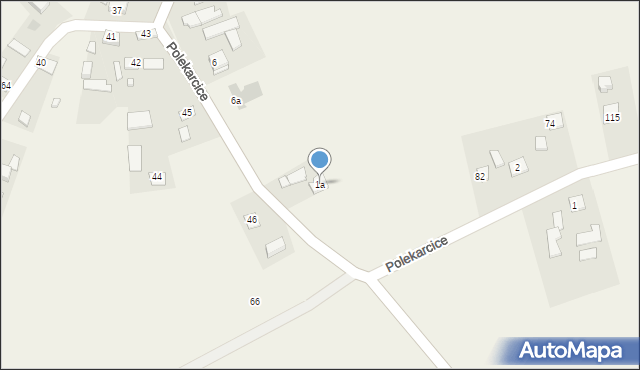 Polekarcice, Polekarcice, 1a, mapa Polekarcice
