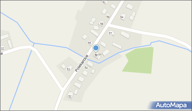 Polekarcice, Polekarcice, 56, mapa Polekarcice