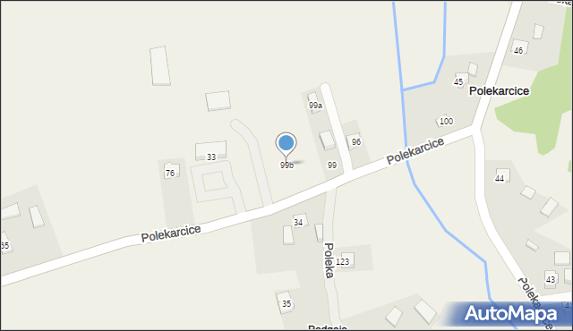 Polekarcice, Polekarcice, 99b, mapa Polekarcice