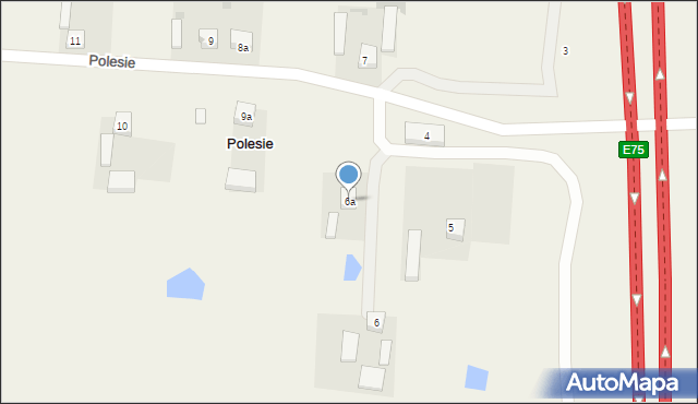 Polesie, Polesie, 6a, mapa Polesie