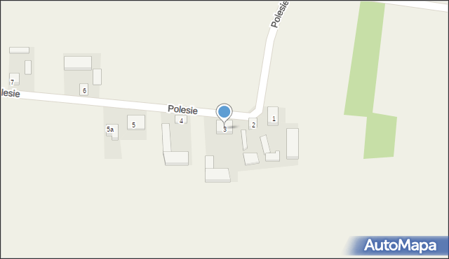 Polesie, Polesie, 3, mapa Polesie