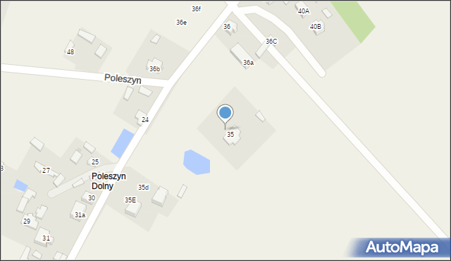 Poleszyn, Poleszyn, 36d, mapa Poleszyn