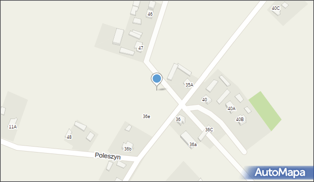Poleszyn, Poleszyn, 36g, mapa Poleszyn