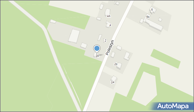 Poleszyn, Poleszyn, 3A, mapa Poleszyn