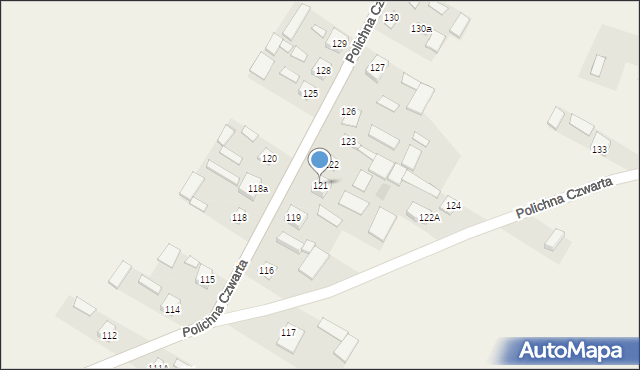 Polichna Czwarta, Polichna Czwarta, 121, mapa Polichna Czwarta