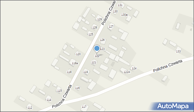 Polichna Czwarta, Polichna Czwarta, 122, mapa Polichna Czwarta