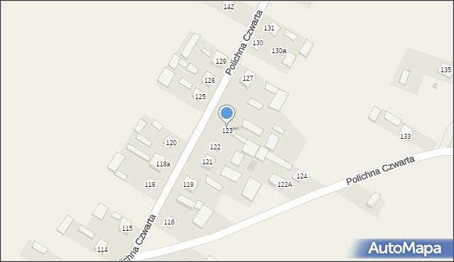 Polichna Czwarta, Polichna Czwarta, 123, mapa Polichna Czwarta