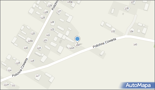 Polichna Czwarta, Polichna Czwarta, 124, mapa Polichna Czwarta