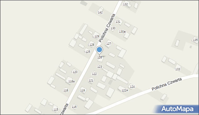 Polichna Czwarta, Polichna Czwarta, 126, mapa Polichna Czwarta