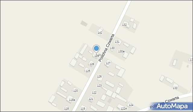 Polichna Czwarta, Polichna Czwarta, 129, mapa Polichna Czwarta