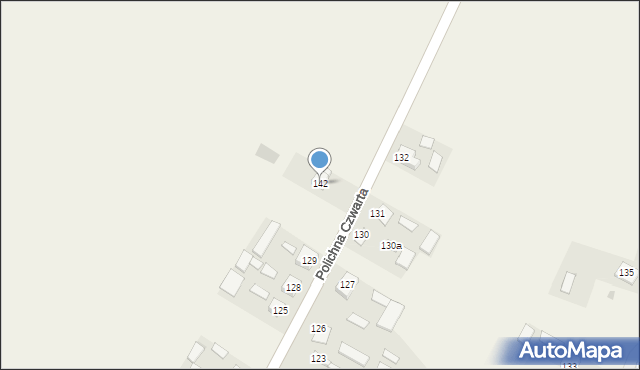 Polichna Czwarta, Polichna Czwarta, 142, mapa Polichna Czwarta