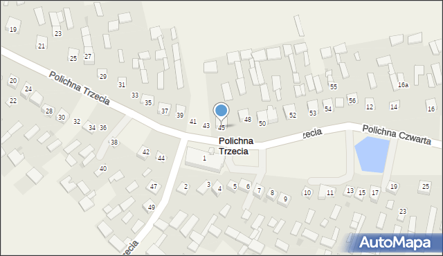 Polichna Trzecia, Polichna Trzecia, 45, mapa Polichna Trzecia