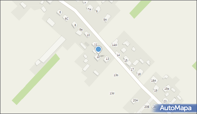 Polichno, Polichno, 12, mapa Polichno