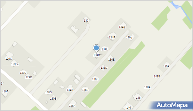 Polichno, Polichno, 134D, mapa Polichno