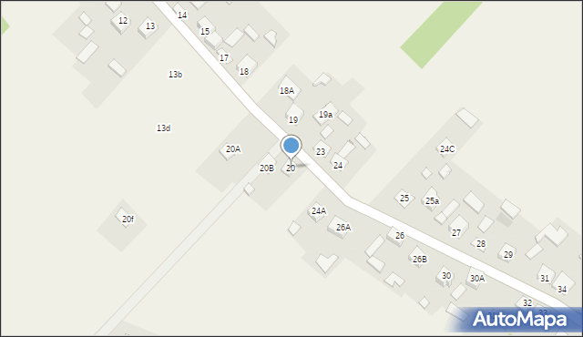 Polichno, Polichno, 20, mapa Polichno