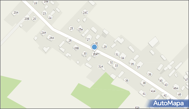 Polichno, Polichno, 30A, mapa Polichno