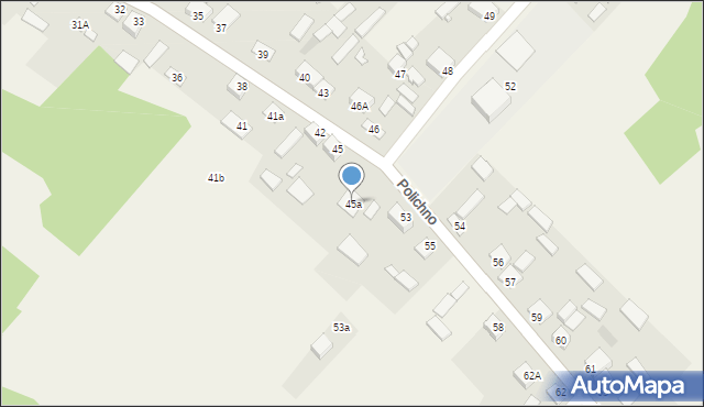 Polichno, Polichno, 45a, mapa Polichno