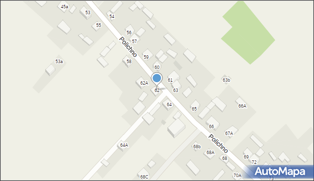 Polichno, Polichno, 62, mapa Polichno