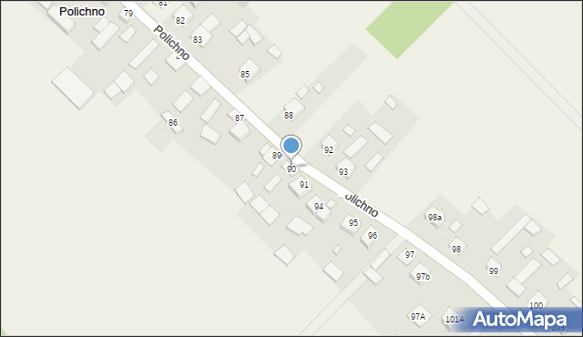 Polichno, Polichno, 90, mapa Polichno