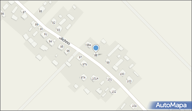 Polichno, Polichno, 98, mapa Polichno