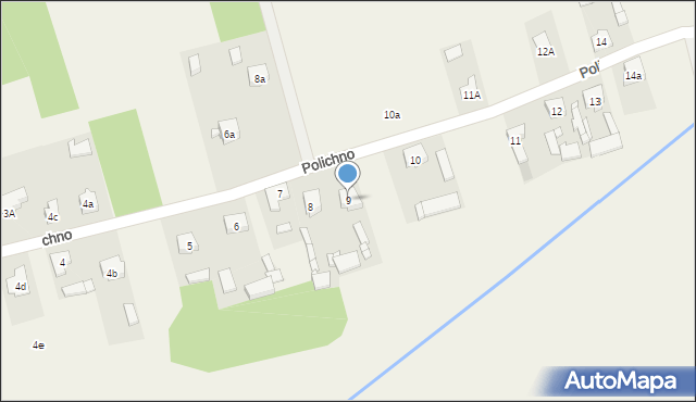 Polichno, Polichno, 9, mapa Polichno