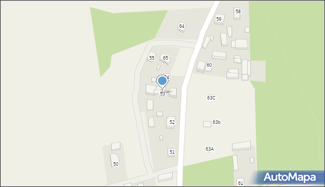 Polichno, Polichno, 53, mapa Polichno