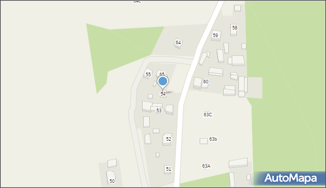 Polichno, Polichno, 54, mapa Polichno