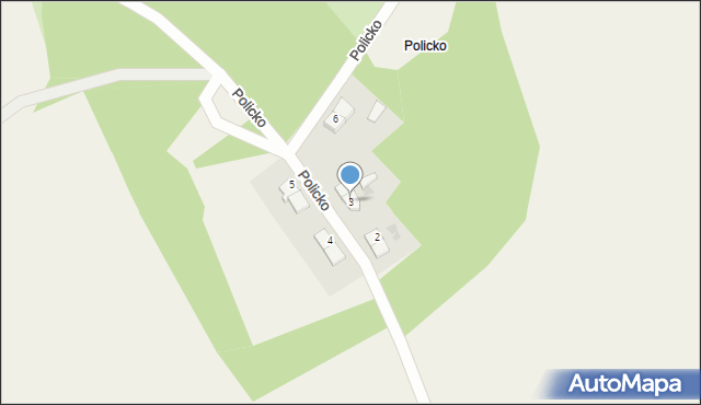 Policko, Policko, 3, mapa Policko