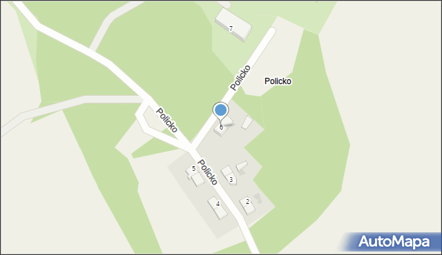 Policko, Policko, 6, mapa Policko