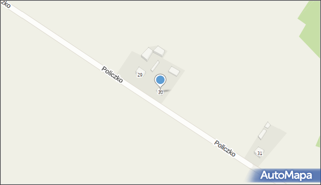 Policzko, Policzko, 30, mapa Policzko