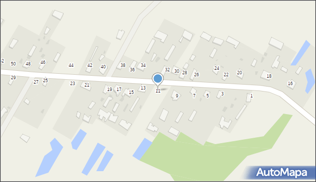 Policzna, Policzna, 11, mapa Policzna