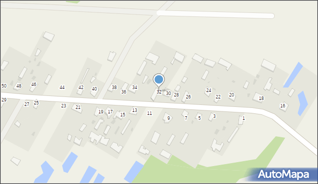 Policzna, Policzna, 32, mapa Policzna