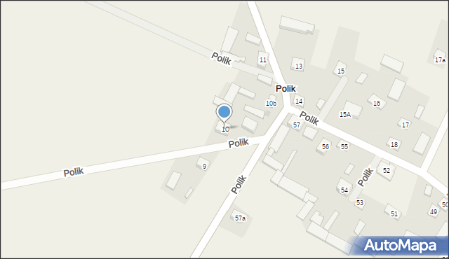 Polik, Polik, 10, mapa Polik