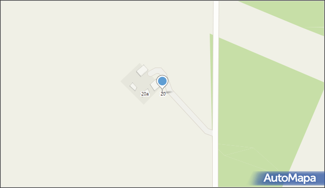Polinów, Polinów, 20, mapa Polinów