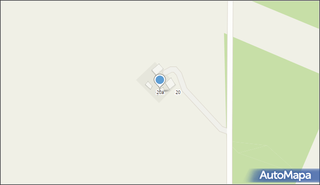 Polinów, Polinów, 20a, mapa Polinów