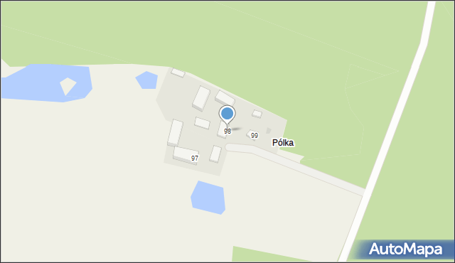 Pólka, Pólka, 98, mapa Pólka