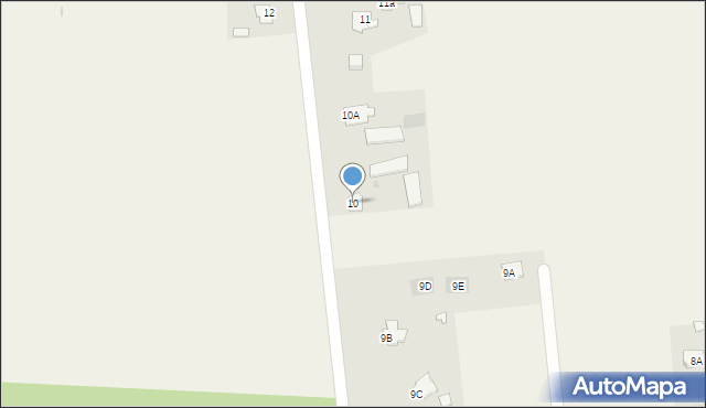 Pólko, Pólko, 10, mapa Pólko